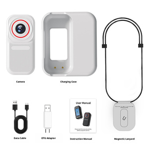Caméra d'action à la troisième personne portable et mains libres DLC, ultra-compacte (26 g), WiFi, diffusion en direct en temps réel, vidéo HD 1080p, <span class=keywords><strong>photo</strong></span> 12MP - Product Image 4