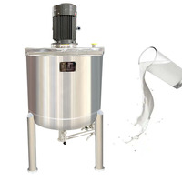 Cuve de mélange industrielle avec agitateur pour jus, boissons gazeuses et mélange de saveurs