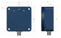 Capteur RFID MDBOT haute précision avec communication RS232/RS485/CAN pour AGV et lignes de production