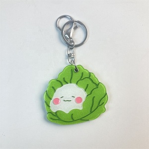 Creative Round <b>Mirror</b> Sliding Lid Keychain Cartoon Adorable <b>Acrylic</b> Cosmetic <b>Mirror</b> Key Hanging <b>Mirror</b> - Product Image 5