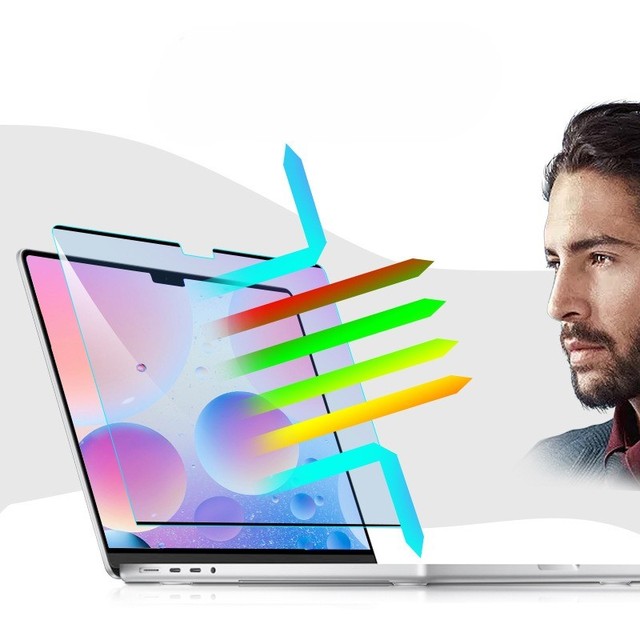 Anti-blue light Magnetic Screen Protector For Macbook Air 13 A2337 A2681 M1 M2 2020 2022 Pro 14 15 16 11 Matte Film Anti-Glare