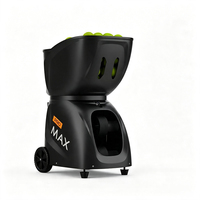 Máquina Lanzapelotas de Tenis Inteligente con Seguimiento por IA, Máquina Automática de Pelotas de Tenis con Control Remoto por Aplicación para Práctica Profesional
