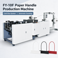 Machine à poignées en papier à colle aqueuse pour sacs en papier, équipement industriel d'emballage en papier pour poignées en corde