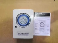 Relé de Tiempo Mecánico Miniatura Tb35, Control de 24 Horas, 96 Conjuntos Programables, Bajo Consumo, Temporizador para Farolas y Vallas Publicitarias
