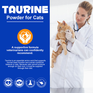Oimmal Taurina in Polvere ad Alta Purezza <span class=keywords><strong>per</strong></span> <span class=keywords><strong>Gatti</strong></span>, Integratore Essenziale di Aminoacidi <span class=keywords><strong>per</strong></span> Animali Domestici, Supporto Cardiaco <span class=keywords><strong>per</strong></span> Tutti i <span class=keywords><strong>Gatti</strong></span> - Product Image 6