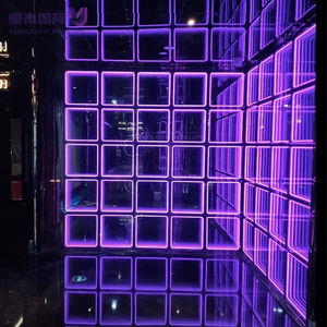 Hot-Sale LED Infinity Mirror Dance Floor Lights Scène en verre pour Bar Exposition Runway <span class=keywords><strong>Disco</strong></span> Party-pour les entreprises et les hôpitaux - Product Image 2