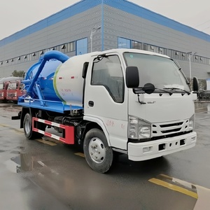 Camión de Succión de Aguas Residuales Diésel Manual Isuzu de China, 4x2, 5CBM, para Limpieza de Tuberías Municipales, en Venta - Product Image 2