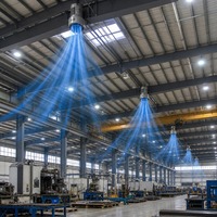 Diffuseur à jet industriel, buse sphérique, longue portée, ventilation HVAC, aérateur en aluminium