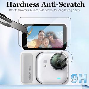 Pellicola Protettiva in Vetro Temperato KAMPHO per Insta360 Go Ultra, Protezione PE per Action Camera Sportiva Insta 360 GO Ultra - Product Image 3