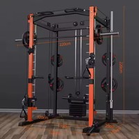 Supports de squat multifonctionnels pour salle de sport commerciale Fitness Smith Machine