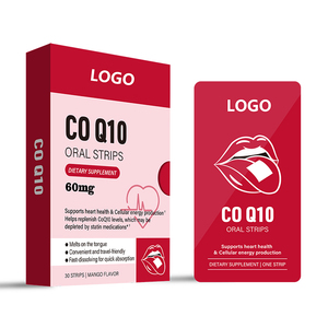 Suministro de Fábrica OEM: Tiras Orales de Coenzima Q10 de Disolución Rápida para la Salud Cardíaca, con LOGO Personalizado, de Absorción Rápida - Product Image 6