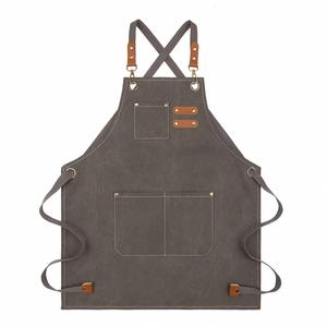 Bavoirs pour enfants personnalisés, résistants, lavables, avec taille réglable et plusieurs poches, broderie de logo pour usage commercial - Product Image 1