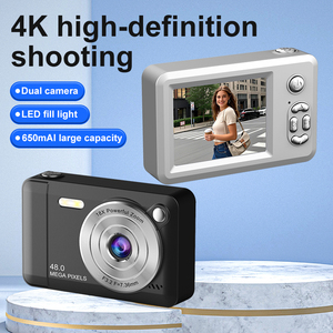 Appareil photo numérique professionnel 4K à double objectif à prix abordable, avec capteur CMOS optique 10x-20x pour l'imagerie vidéo avant et arrière, prend en charge les médias - Product Image 2