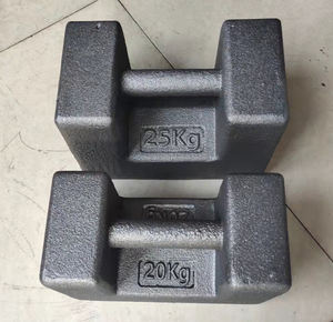 أوزان اختبار من الحديد الزهر 20 كجم، أوزان معايرة وفق معيار <span class=keywords><strong>OIML</strong></span>، سلسلة أوزان 200 كجم و500 كجم و1000 كجم، فئات M1 وM2 و<span class=keywords><strong>F1</strong></span> وفق معيار <span class=keywords><strong>OIML</strong></span> - Product Image 4