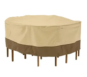 All weather Oxford Fabric 600D Waterproof Anti UV customize table cover Square Patio Bar Table & Chair Set Cover