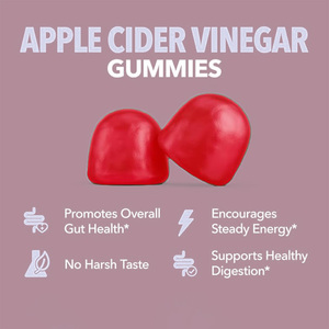 Gummies au vinaigre de cidre de pomme OEM pour adultes, favorisant une digestion saine, amincissantes, végétaliennes, supplément de vitamines C - Product Image 3