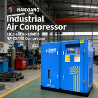 Pabrik Nanxiang Pasokan Langsung Kompresor Udara Sekrup Putar PM VSD 30kW 40HP 176CFM Kompresor Listrik Kecepatan VSD Industri