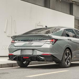 <b>Car</b> Rear Wing Rear Trunk Spoiler Wing <b>Diffuser</b> Protector Body Kit <b>For</b> Hyundai Elantra 2021-2024 7th Gen <b>Car</b> Accessories - Product Image 3