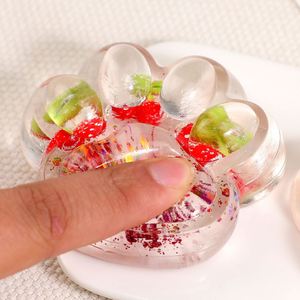 Juguete Antiestrés de Gelatina con Forma de Pata de Gato, Kawaii, de Cristal y Frutas, TPR, Regalo para Niños y Adultos, Juguete de Descompresión con Forma de Pata de Gatito - Product Image 2