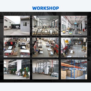 Restaurant Industrial Square Tube Stainless Steel 201 304 <b>Work</b> <b>Table</b> with Backsplash T2g Brand - Product Image 6