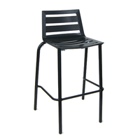 Jardin extérieur Mobilier bistro Chaise Moderne Patio Industriel Fer Restaurant Salle à manger Métal Terrasse Chaise empilable