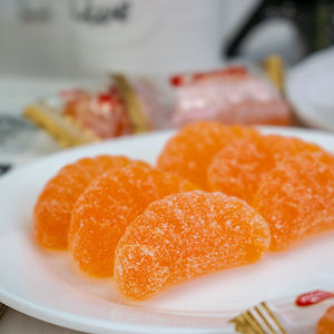 Bonbons Gélifiés Halal en Gros 500g, Segments d'Orange Multicolores, Bonbons Gommeux Fruités et Moelleux pour les Fêtes d'Enfants - Product Image 3