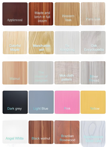 Armoire de cuisine beige de haute qualité avec comptoirs, porte en verre et texture lisse - Product Image 4