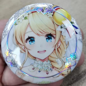 ป้าย<span class=keywords><strong>ชื่อ</strong></span>แบบกำหนดเอง ป้ายโลหะลายเปลือกหอย<span class=keywords><strong>ญี่ปุ่น</strong></span> สไตล์อนิเมะ ปุ่มโลหะหรูหรา ขนาด 45 มม. 58 มม. ป้ายดีบุกแบบโฮโลแกรม บรรจุกล่อง - Product Image 6