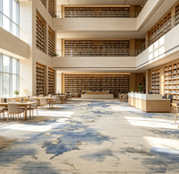 Moquette murale pour hôtel, 4m, en nylon avec envers en feutre, insonorisante, OEM ODM, sur mesure pour grands projets, espaces de hall