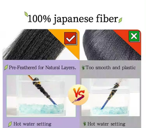 Tùy chỉnh rộng lớn phi Bộ sưu tập 6x 52in phần mở rộng chịu nhiệt Crochet Ombre pre-kéo dài tổng hợp EZ bện tóc - Product Image 5