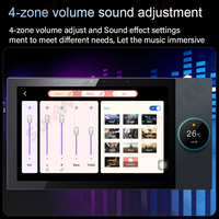 10 İnç Akıllı Ses Sistemi WIFI ZIGBEE Bluetooth 4+32G Android11 8x30W Güçlü Duvar İçi Amplifikatör TUYA Cihazı Sahne Kontrol Paneli