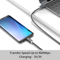Fournisseurs Chargeur tressé aluminium nylon V8 Type C Tipo Data Charge rapide Micro Usb Câble pour téléphone Galaxy S Android Tablettes