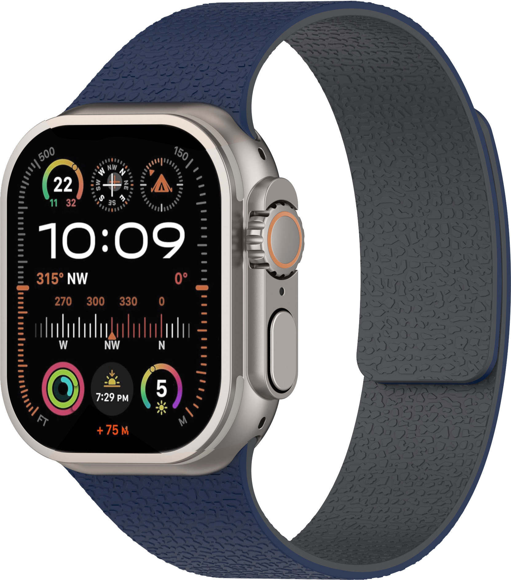 Midnight Blue + Gray