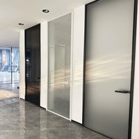 Porte intérieure à battant solide, isolation acoustique, structure stable, résistante à l'humidité, surface lisse, installation facile, adaptée