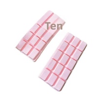 Bloc de silicone segmenté en forme de grille, imitation chocolat, ultra doux, à récupération lente, jouet anti-stress pour la maison, la chambre et la relaxation personnelle