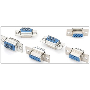 ขั้วต่อสายเคเบิลแบบ D-Sub 15 พิน ตัวเมีย แบบ Long Kay สำหรับเชื่อมต่อ VGA แบบบัดกรีได้ - Product Image 4