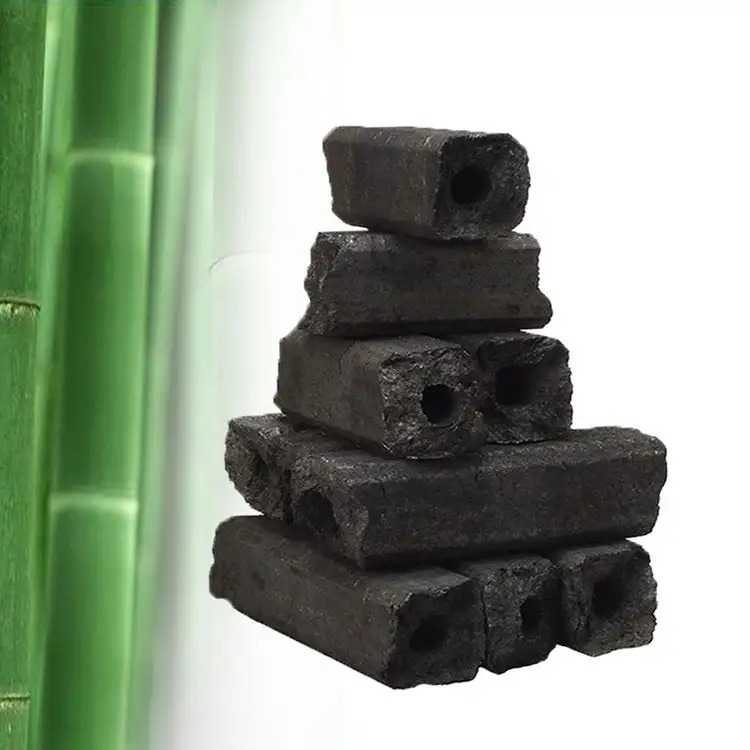 OEM Sawdust Briquette Charcoal Cube Shape Long Heating Smokeless Activated Charcoal