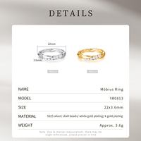 Bague éternité pour femme en argent sterling 925, perle blanche Edison de qualité AAAAA, plaquée rhodium, certifiée CMA, vente en gros CDE YR0813