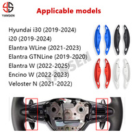 Autocollant d'extension de palettes de changement de vitesse DSG en alliage d'aluminium pour volant Hyundai I30 I20 Elantra WLine GTNLine W Encino W Veloster N