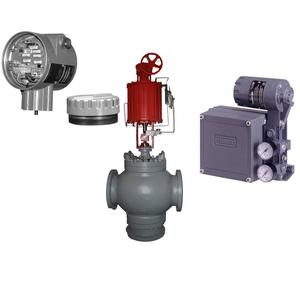 Válvula de Bola de Acero Inoxidable 304, Válvula de Control Emerson 3582 3528i Fisher 3582/3528i/4211, Posicionador de Válvula IP66/NEMA4X 4-20mA Inteligente - Product Image 2