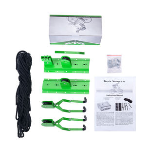 Rad Cycle Porte-<span class=keywords><strong>vélo</strong></span> avec système de poulie aérienne d'une capacité de 100lb pour vélos ou échelles <span class=keywords><strong>Rangement</strong></span> sécurisé au <span class=keywords><strong>plafond</strong></span> du garage - Product Image 6