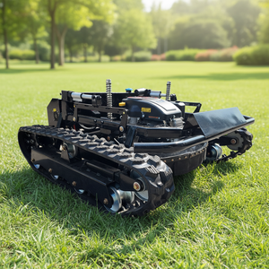 Tondeuse à gazon autotractée de qualité industrielle haute performance, <span class=keywords><strong>moteur</strong></span> diesel 4 temps 196cc 650W, télécommande, agriculture, jardin - Product Image 1