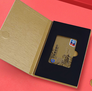 Logotipo de impresión en caliente de plata personalizada, caja de embalaje de regalo de papel VIP, regalo de membresía de pvc de plástico - Product Image 4