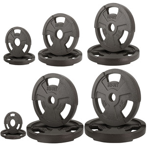 Professionale 300lb in ghisa bilanciere per la palestra di casa Fitness esercizio di potenza regolabile <span class=keywords><strong>con</strong></span> 3 manici <span class=keywords><strong>manubri</strong></span> pesi liberi - Product Image 1