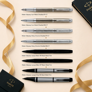 Stylo promotionnel Parker Odyssey avec logo personnalisé, impression UV, finition métallique durable, cadeau d'entreprise, papeterie pour événements professionnels - Product Image 1