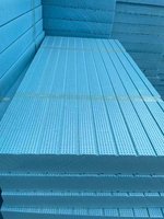 Panneau isolant thermique en mousse XPS bleue, feuille de polystyrène extrudé pour murs extérieurs et toitures