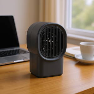 Calentador de Espacio Compacto Db Mini de 500W con Control Remoto, Color Gris, para Uso en Hogar y Oficina - Product Image 2