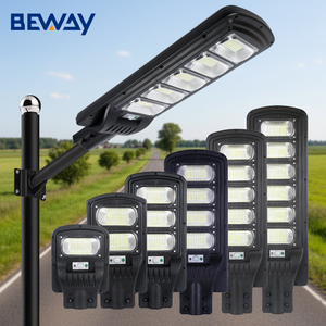 Lampione <span class=keywords><strong>Solare</strong></span> LED Tutto in Uno con Batteria LiFePO4, Pannello <span class=keywords><strong>Solare</strong></span> Impermeabile IP65 <span class=keywords><strong>da</strong></span> 50w 100w 150w 200w 250w 300w - Product Image 1