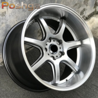 Jantes de voiture de course 5x100 5x120 5x114.3 17 18 19 20 pouces, jantes en alliage concaves profondes pour Honda Civic Type R Subaru Wrx STI