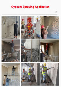 Machine à plâtrer chinoise pour murs intérieurs, machine à projeter le ciment et le mortier pour projets de plâtrage de maisons - <span class=keywords><strong>prix</strong></span> de la machine à plâtrer - Product Image 6
